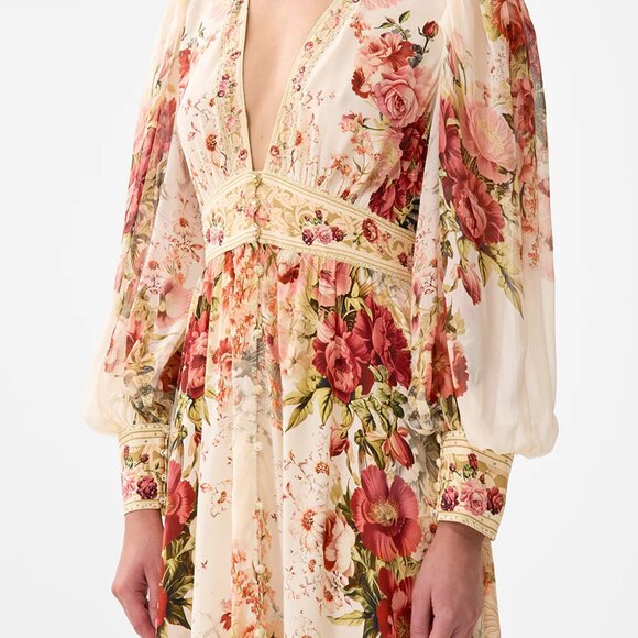 Camilla long button front dress Size M - Picture 3 of 13